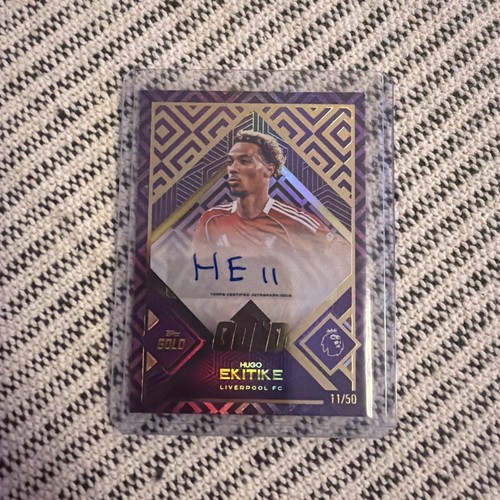Hugo Ekitike 2025 Topps Gold Premier League Gold /50