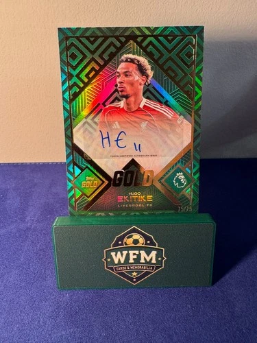 Hugo Ekitike 2025 Topps Gold Premier League Gold /75