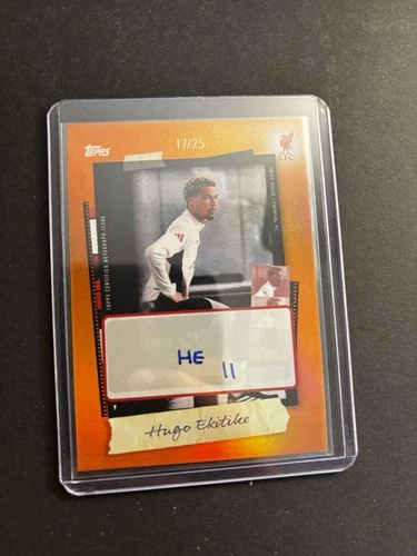 Hugo Ekitike 2025 Topps Liverpool Focus /25
