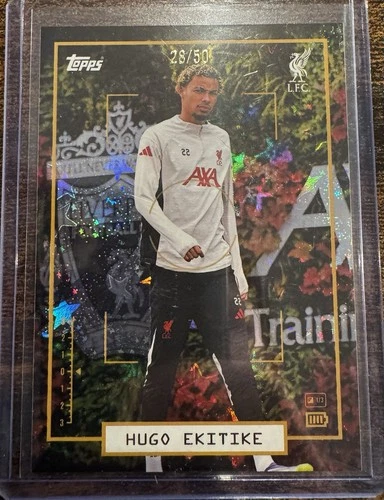 Hugo Ekitike 2025 Topps Liverpool Focus /50