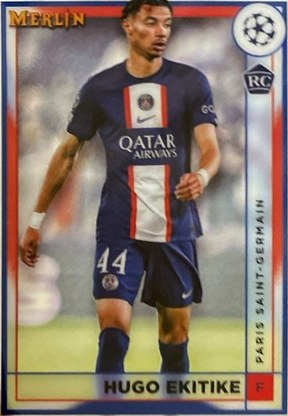 Hugo Ekitike 2023 Topps Merlin Chrome