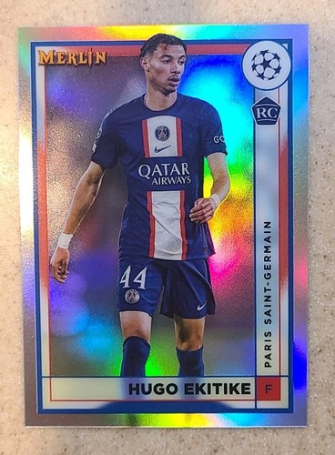 Hugo Ekitike 2022 Topps Merlin Chrome Refractor /100