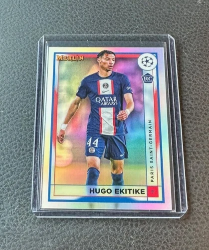 Hugo Ekitike 2022 Panini Merlin Chrome Refractor