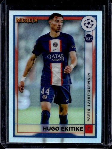 Hugo Ekitike 2022 Topps Merlin Chrome Refractor