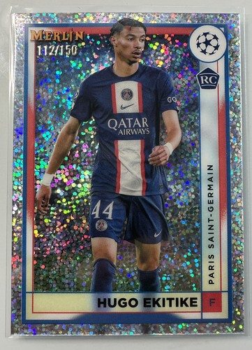 Hugo Ekitike 2022 Topps Merlin Chrome Speckle Refractor /150