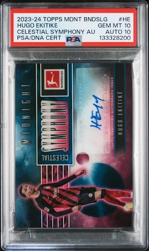Hugo Ekitike 2023 Topps Midnight Bundesliga