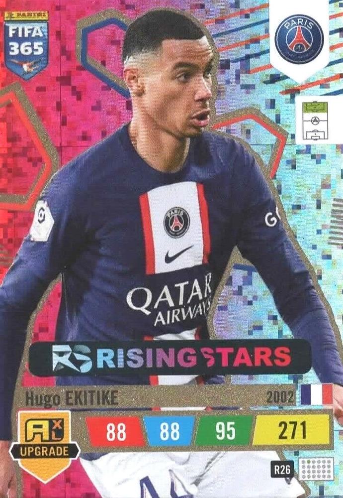 Hugo Ekitike 2023 Panini Adrenalyn XL FIFA 365 Upgrade