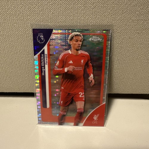 Hugo Ekitike 2026 Topps Premier League Chrome Pulsar