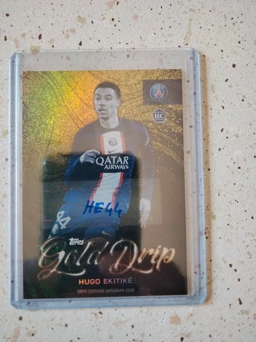 Hugo Ekitike 2022 Topps PSG Team Set Gold /50