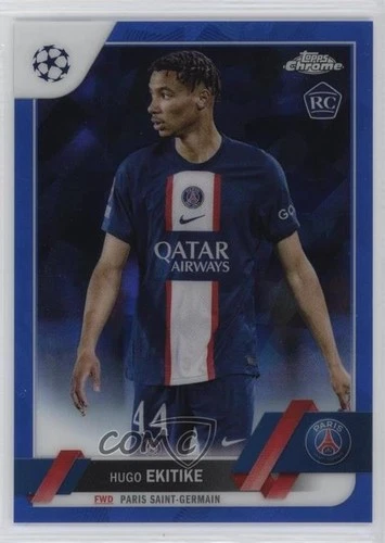 Hugo Ekitike 2022 Topps Sapphire Edition Chrome Sapphire