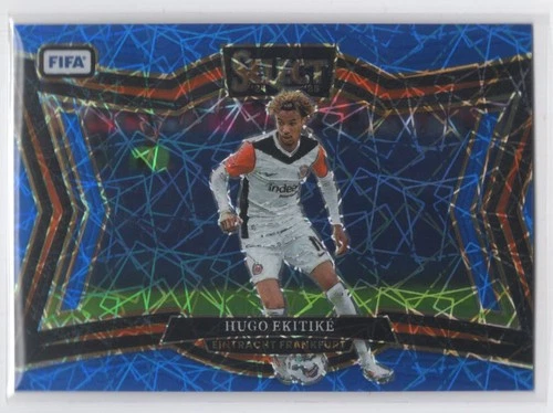 Hugo Ekitike 2024 Panini Select Blue Lazer