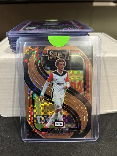 Hugo Ekitike 2024 Panini Select Bronze Checker Prizm /75