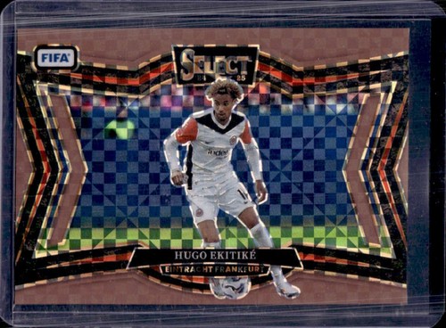 Hugo Ekitike 2024 Panini Select FIFA Bronze Checker /75