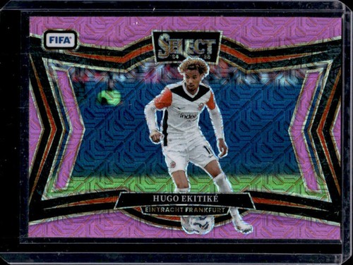 Hugo Ekitike 2024 Panini Select FIFA Field Pink Mojo /299