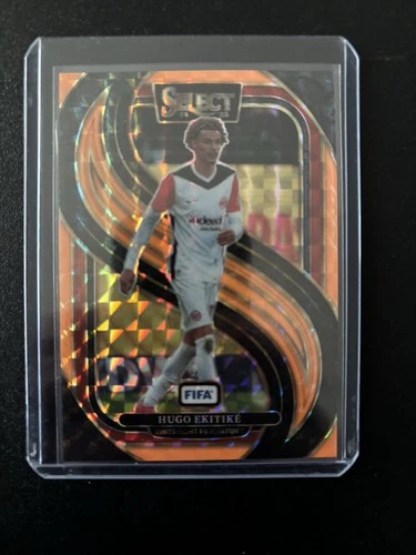 Hugo Ekitike 2024 Panini Select Fluorescente Naranja Prizm 124/125