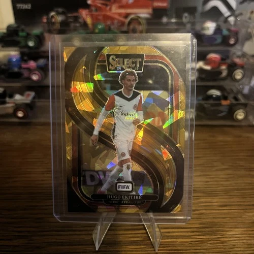 Hugo Ekitike 2024 Panini Select Gold Ice /10