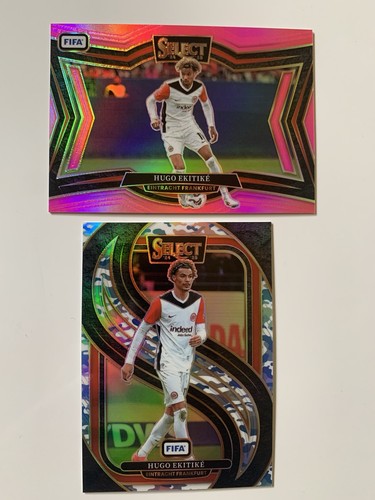 Hugo Ekitike 2024 Panini Select Pink Field Level /59