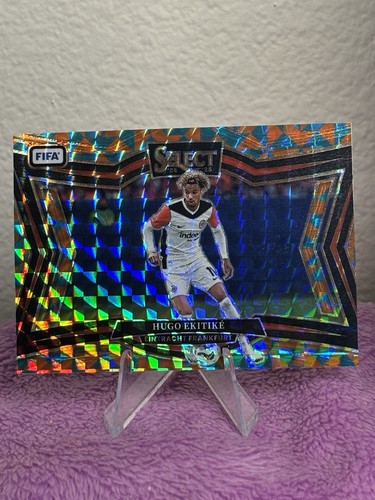 Hugo Ekitike 2024 Panini Select Tessellation Prizm /15