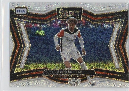 Hugo Ekitike 2024 Panini Select White Sparkle Prizm