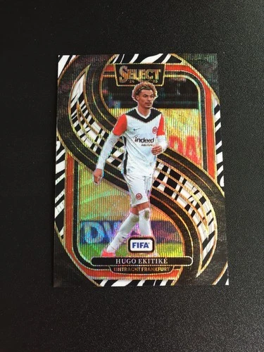 Hugo Ekitike 2025 Panini Select Zebra