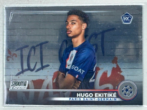 Hugo Ekitike 2022 Topps Stadium Club Chrome