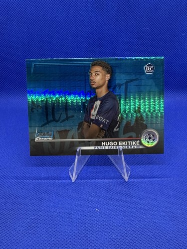 Hugo Ekitike 2023 Topps Stadium Club Cromo Prisma Azul