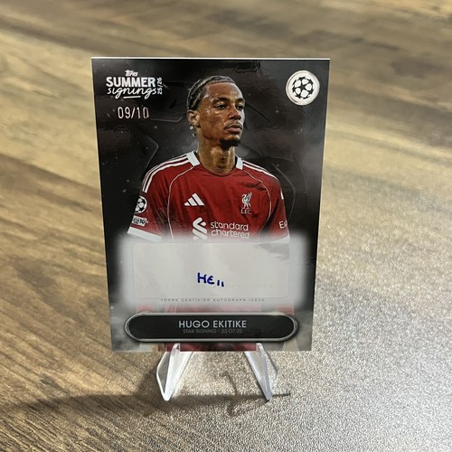 Hugo Ekitike 2025 Topps Summer Signings /10
