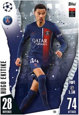 Hugo Ekitike 2023 Topps Match Attax UEFA Club Competitions