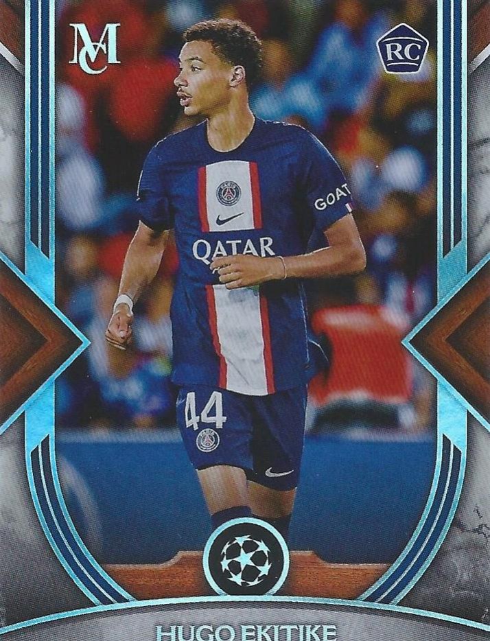 Hugo Ekitike 2022 Topps Museum Collection UEFA Champions League