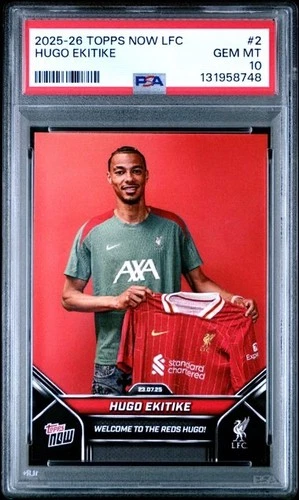 Hugo Ekitike 2025 Topps Now #2