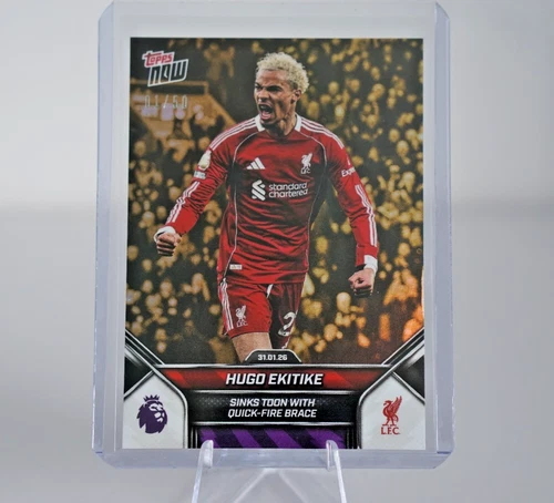 Hugo Ekitike 2025 Topps NOW /50