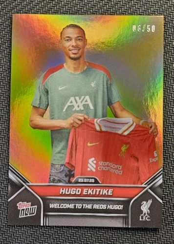 Hugo Ekitike 2024 Topps Now Gold Foil 6/50