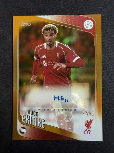 Hugo Ekitike 2025 Topps UEFA Club Competition /50