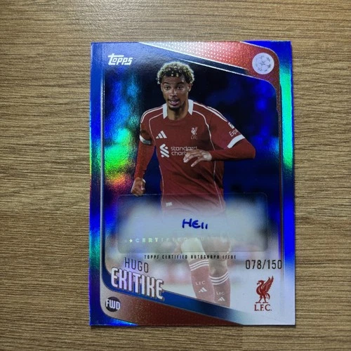 Hugo Ekitike 2025 Topps UEFA Club Competitions /150