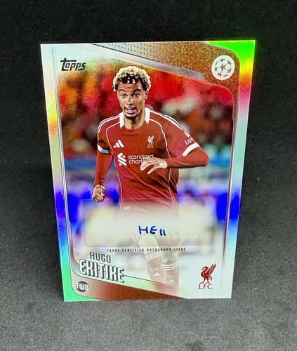 Hugo Ekitike 2025 Topps UEFA Club Competitions Flagship