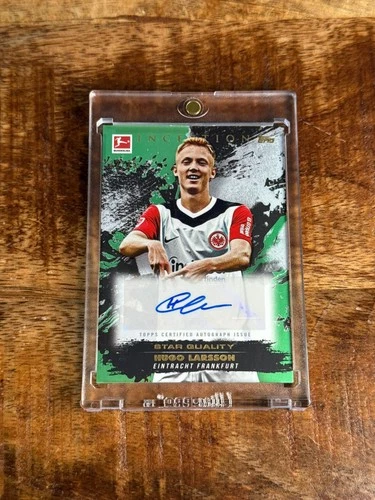 Hugo Larsson 2025 Topps Inception Green /75