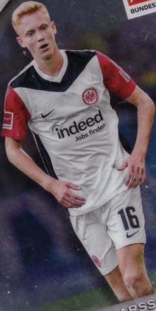 Hugo Larsson 2024 Topps Chrome Bundesliga