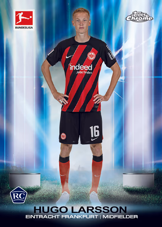 Hugo Larsson 2023 Topps Now Bundesliga 45