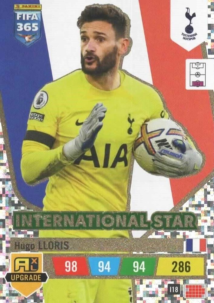 Hugo Lloris 2023 Panini Adrenalyn XL FIFA 365 Upgrade