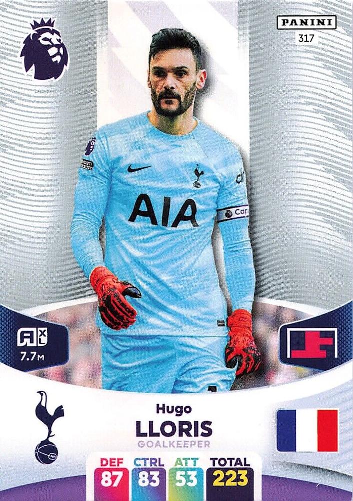 Hugo Lloris 2024 Panini Adrenalyn XL Premier League