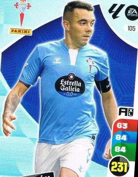 Iago Aspas 2024 Panini Adrenalyn XL La Liga