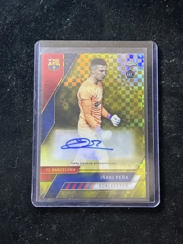 Iñaki Peña 2022 Topps Chrome Yellow X-Fractor /99
