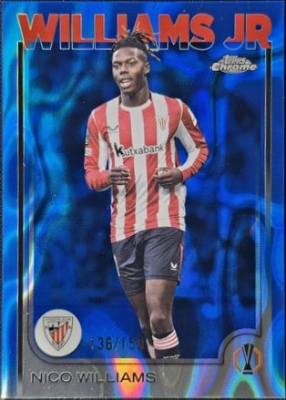 Iñaki Williams 2024 Topps Chrome Blue /150