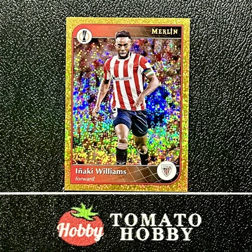 Iñaki Williams 2024 Topps Merlin Chrome Gold Refractor /50