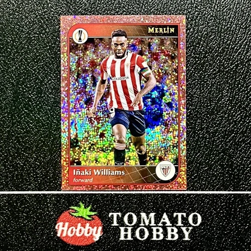Iñaki Williams 2024 Topps Merlin Chrome Rose Gold Speckle Refractor /250