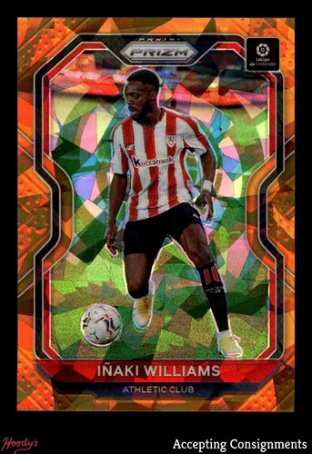 Iñaki Williams 2021 Panini Prizm Orange Ice /23