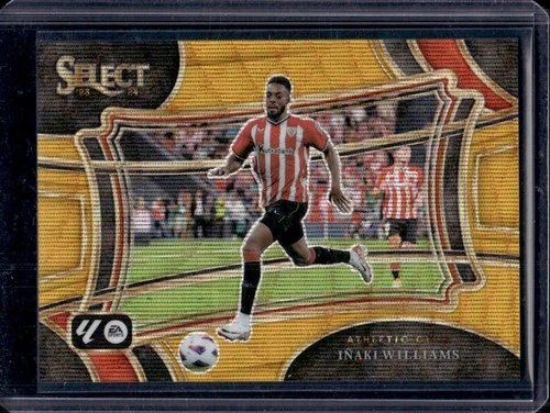 Iñaki Williams 2023 Panini Select Gold Wave Prizm /10
