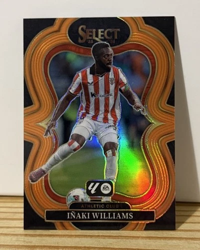 Iñaki Williams 2025 Panini Select Orange Prizm 72/75