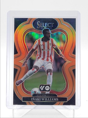 Iñaki Williams 2025 Panini Select Orange Prizm /75