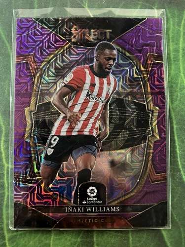 Iñaki Williams 2023 Panini Select Purple Mojo